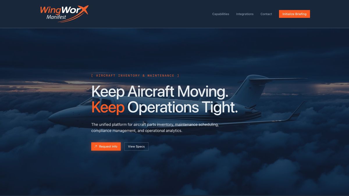 WingWorx Manifest division